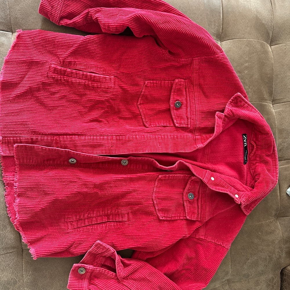 Zara Red Varsity Jacket